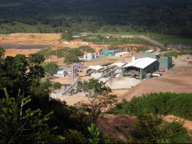  View of processing facilities at Cerro de Maimón
